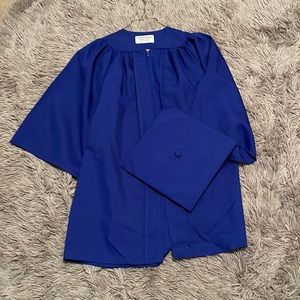 Navy Blue Cap & Gown